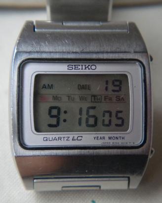 Seiko quartz LC M154/5009 anni 70acciaio uomo