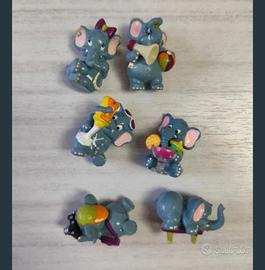 Elefantao Kinder sorpresa  1997.Lotto 6 pezzi.
