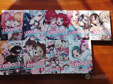 Manga Le 100 ragazze vol 1-9