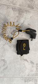 Bloccadisco per moto con cavo promemoria