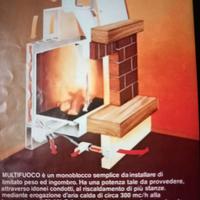Camino a legna ventilato