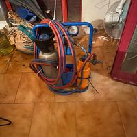 Saldatrice a gas più 2 bombole