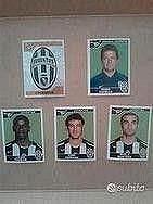 Set 5 figu Juve album calciatori panini 2004/05