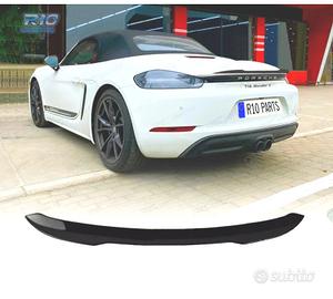 SPOILER PORSCHE CAYMAN 718 BOXSTER 17- NERO LUCIDO