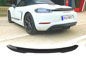 SPOILER PORSCHE CAYMAN 718 BOXSTER 17- NERO LUCIDO