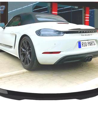 SPOILER PORSCHE CAYMAN 718 BOXSTER 17- NERO LUCIDO