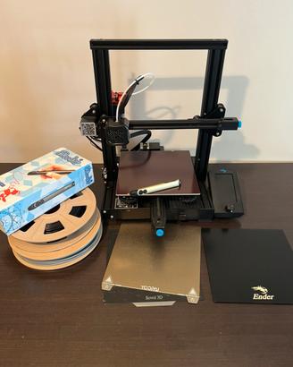 Creality Ender 3 V2 + penna 3D 3Doodler