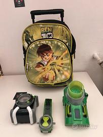 Lotto Zaino Ben 10 + Orologi