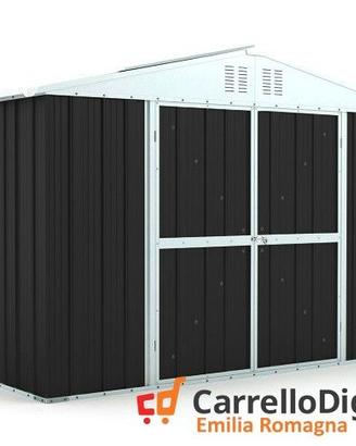 Box giardino lamiera zincata 327x155 nero
