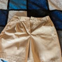 Pantaloncini in pelle donna