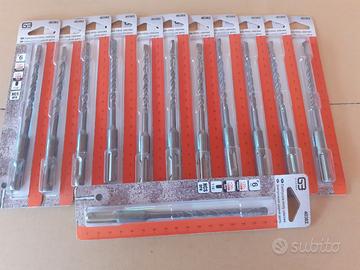 Set 12 Punte SDS Plus 6mm x 160mm x  Perforatore