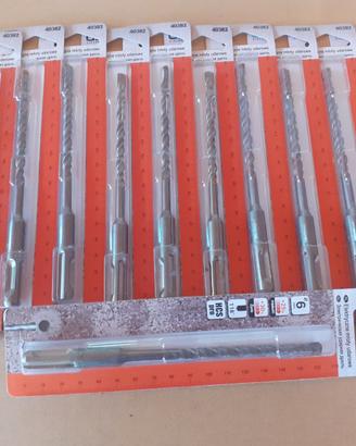 Set 12 Punte SDS Plus 6mm x 160mm x  Perforatore