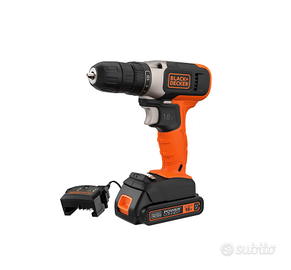 Trapano avvitatore nuovo Black Decker con batteria