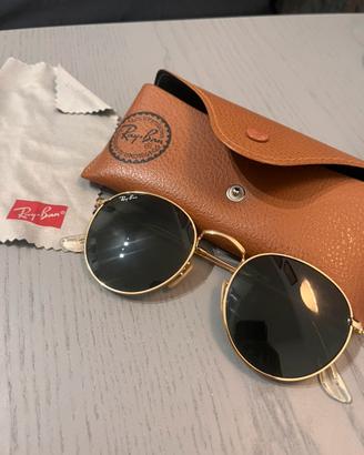 Rayban round metal