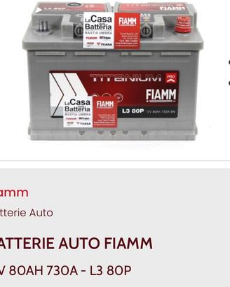 Batteria FIAMM 80AH - 730