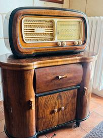 Mobile Bar con Radio e Giradischi