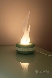 Lampada artigianale in plastica a led da salotto