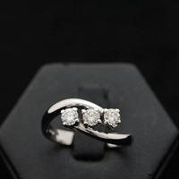 ANELLO TRILOGY IN ORO 18KT DIAMANTI 0.54 CT