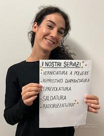 CERCHI IN LEGA RIPRISTINO VERNICIATURA RIPARAZIONE