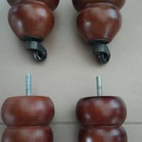 4 Piedini Divano misura M8 in Legno 