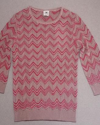 Serafino pull maglia M Missoni manica 3/4 medium