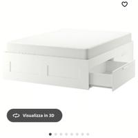 letto ikea completo di doghe e materasso