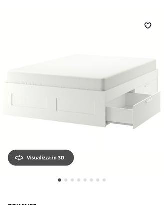 letto ikea completo di doghe e materasso