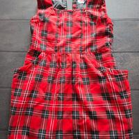 Vestito bambina a scacchi 10÷11 anni 140÷146 cm