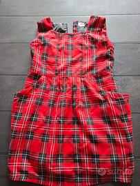 Vestito bambina a scacchi 10÷11 anni 140÷146 cm