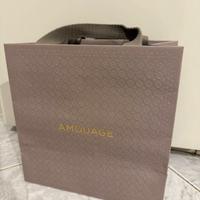 Busta Amouage vuota decorazioni cartone lilla new