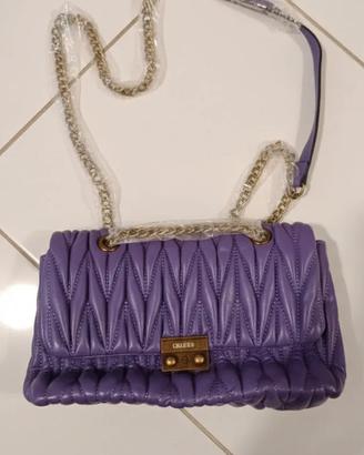 Pochette El Charro Matelassé Viola - Nuova