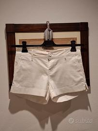 pantaloncini donna bianchi cotone elastico Dickies