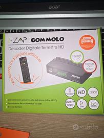 i-ZAP GOMMOLO DECODER DIGITALE TERRESTRE HD