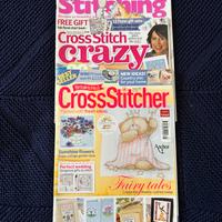 The world of Cross stitching, set tre riviste