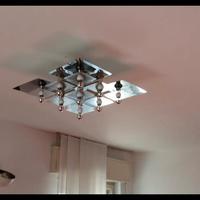 Lampada plafoniera space age anni 70 