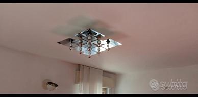 Lampada plafoniera space age anni 70 