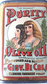 latta di cola termini imerese scatola antica olio