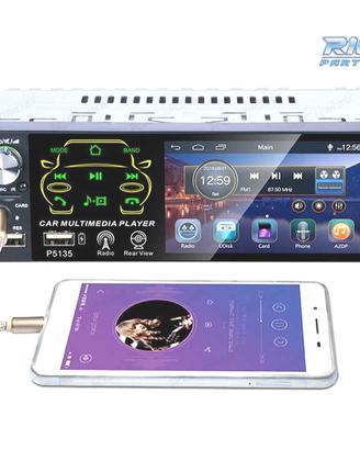 RADIO 4.1" UNIVERSALE 1DIN SCHERMO TOUCHSCREEN