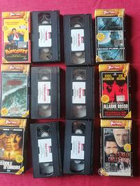 lotto di sei videocassette VHS 