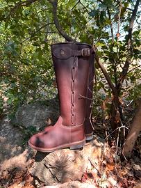 Stivali Tattini Pelle Vibram Deadstock 39