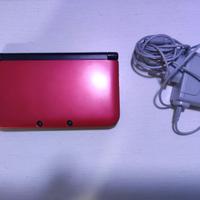 Nintendo 3ds XL rossa con caricatore e pennino