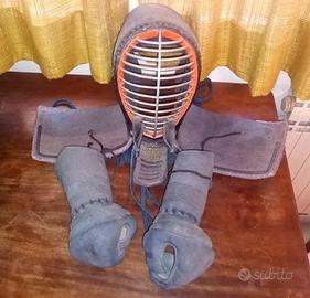 Kendo men cote elmo guanti originali giapponesi 