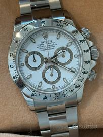 Rolex Daytona 116520 quadrante bianco