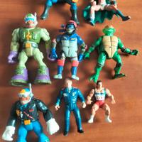Action figures vintage Ninja Turtle Super Mario 