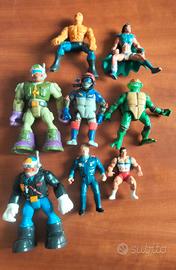 Action figures vintage Ninja Turtle Super Mario 