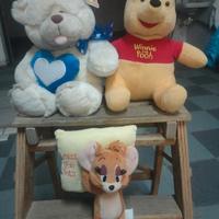 Set 3 Peluche - Winnie the Pooh, Jerry e Orsetto 