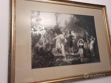 Acquaforte originale di Muller la Primavera quadri