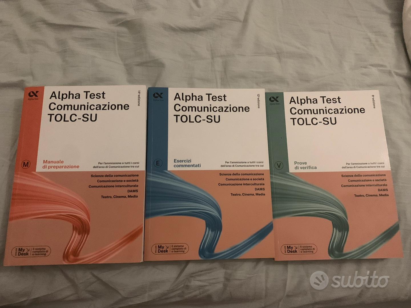 libri tolc-su alpha test comunicazione - Libri e Riviste In vendita a  Bologna