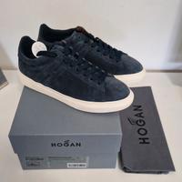 Hogan sneakers camoscio n.41 Blu Nuove