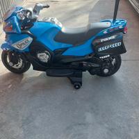 moto polizia elettrica